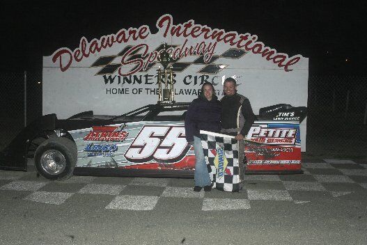 CRATE LATE MODEL BRIAN WALLS JR UNOFFICIAL WINNER